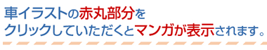 車のイラストをクリックしていただくとマンガが表示されます